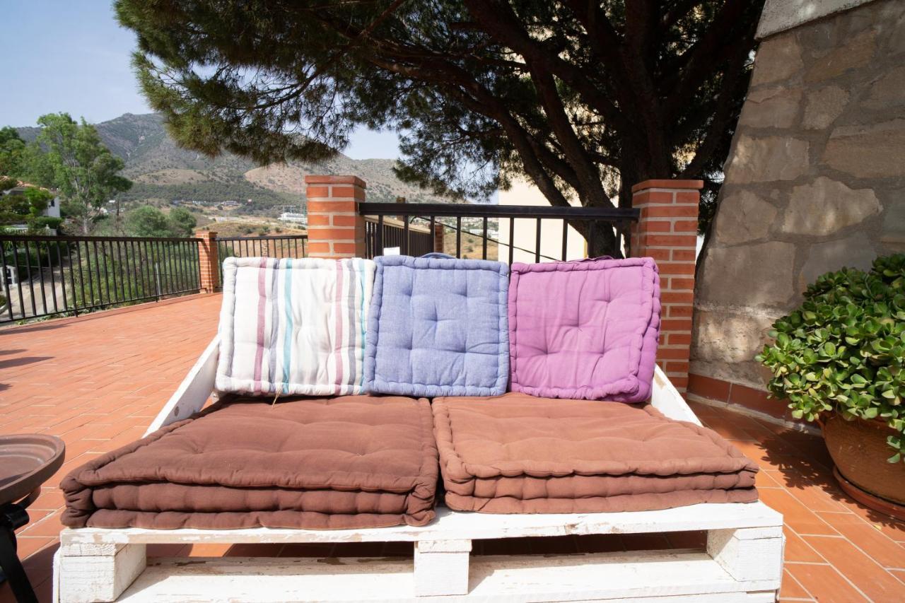 Casa Ancladero Big Rooftop Terrace, 2 Bedroom Guesthouse W Garden And View Fuengirola Exteriör bild