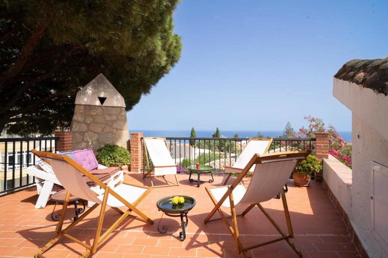 Casa Ancladero Big Rooftop Terrace, 2 Bedroom Guesthouse W Garden And View Fuengirola Exteriör bild