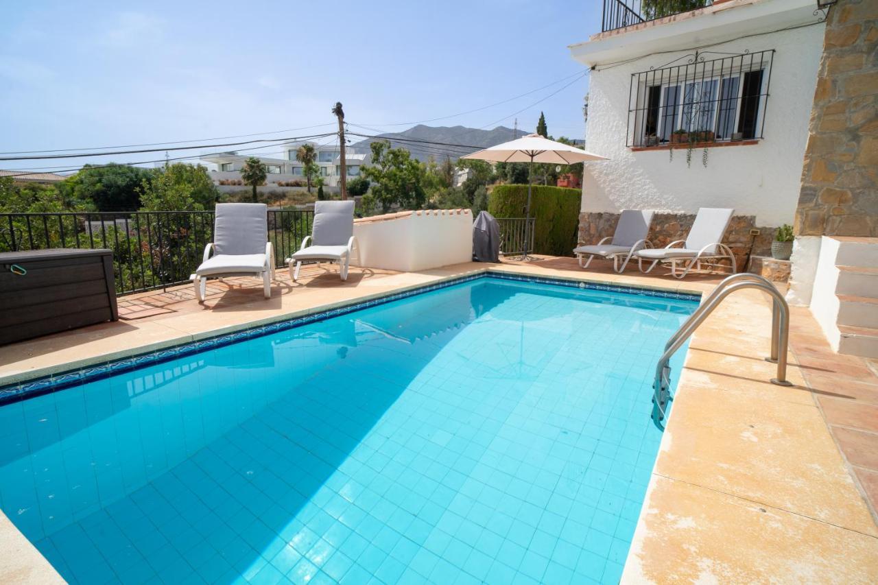 Casa Ancladero Big Rooftop Terrace, 2 Bedroom Guesthouse W Garden And View Fuengirola Exteriör bild